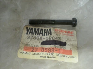 NOS OEM Yamaha Pan Head Screw 1986-98 DT500 92506-06045 - Picture 1 of 3