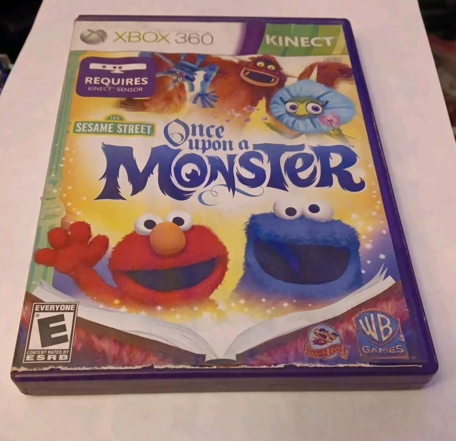 Sesame Street Once Upon A Monster (Microsoft Xbox 360, 2011) Kinect  - Image 1 of 1