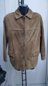 Il gattopardo Jacke aus Echtem Leder Gebraucht Frau Brown Gr. 46 XYM748L - Bild 1 von 10