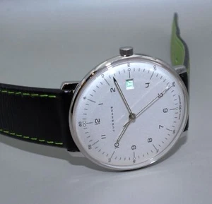 JUNGHANS Max Bill Edition 2018 041/4811.00 Quartz White Dial Men's Watch No BOX - Picture 1 of 8