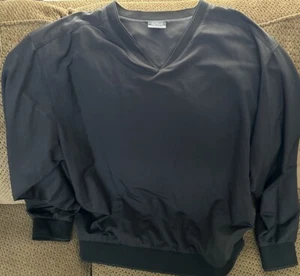 Pullover Swoosh cortavientos de golf de poliéster negro XXL Nike Team para hombre de colección - Imagen 1 de 4