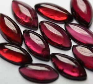 1 cabochon filo di rodolite marchesa 10x5 mm!!!! - Foto 1 di 1