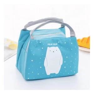 Kids Children Insulated Lunch Bag Box Zip Neoprene Thermal Drink Carry Bag Tote - Picture 1 of 1