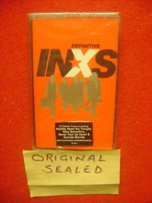 INXS DEFINITIVE RARA CASSETTA TAPE MERCURY EU HYPE ORIGINALE SIGILLATA - Immagine 1 di 3