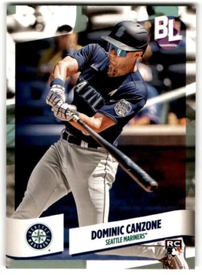 2024 Topps Big League Dominic Canzone Rookie #136 Seattle Mariners - Image 1 of 2