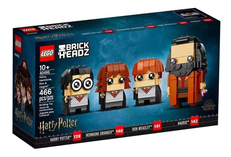 Lego 40495 BrickHeadz Harry Potter: Harry, Hermione, Ron & Hagrid - New Sealed - Image 1 of 1