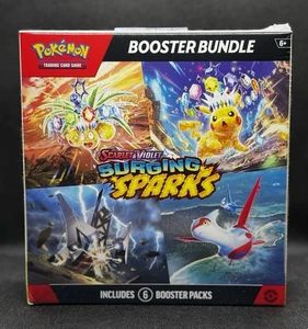 Pokemon x1 Surging Sparks Booster Bundle Box Factory Sealed! 6 Packs! - Picture 1 of 6