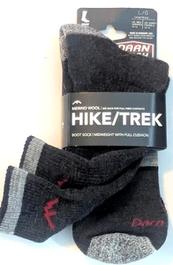 DARN TOUGH WANDERN/TREK WANDERER MITTELSCHWER VOLLPOLSTER STIEFELSOCKEN, SCHWARZ LARGE 1405 - Bild 1 von 1