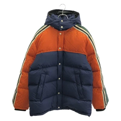 GUCCI Hooded Down jacket 598728 Nylon Multicolor Used mens #48 - Image 1 of 4