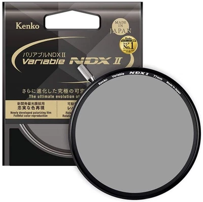 Kenko ND Filter Variable NDX II 82mm Variable ND2.5-ND450 Detached Lever Include - Image 1 of 4