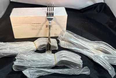 LIBBEY Acero Inoxidable Marca CUBIERTOS CORAL CUBIERTOS 36 TENEDORES DE CENA MESA MUNDIAL Foto 1 de 4