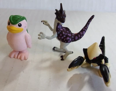 Vintage Used Lot Monster Rancher 1.5" PVC Figures T.C.D.T Mochi Hound Saurian - Image 1 of 2