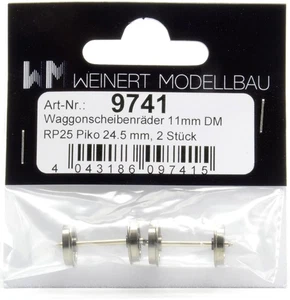 Weinert • 9741 • Radsatz • Märklin Piko Trix • RP 25 Code 110 Ø 11,0 / - 24,5 - - Bild 1 von 1