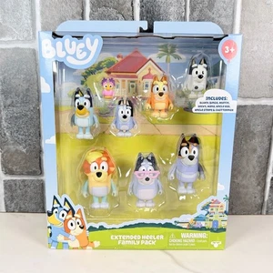 Bluey Extended Heeler Family Pack 8 Figuren Set Kinder Spielzeug Sammlung - Bild 1 von 11