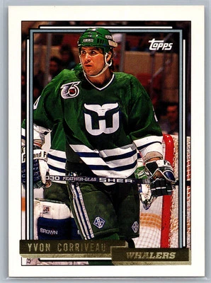 1992-93 Topps #474 Yvon Corriveau Gold - Image 1 of 2