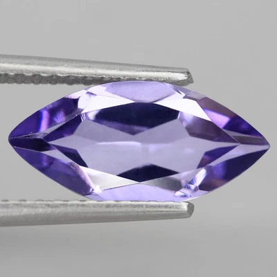 1.51Ct. Natural Gemstone Amethyst Purple Marquise Facet Brazil Ravishing Color! - Image 1 of 4