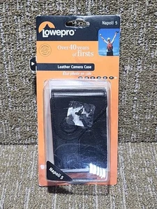 Camera Case Leather Universal Bag Digital Pouch Compact Black Lowepro Napoli 5 - Picture 1 of 3