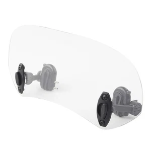 280mm Clip On Motorcycle Windshield Extension Spoiler Wind Deflector Adjustable - Bild 1 von 10