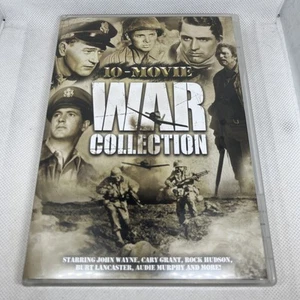 War 10 Movie Collection DVD John Wayne Cary Grant Rock Hudson Burt Lancaster - Picture 1 of 2