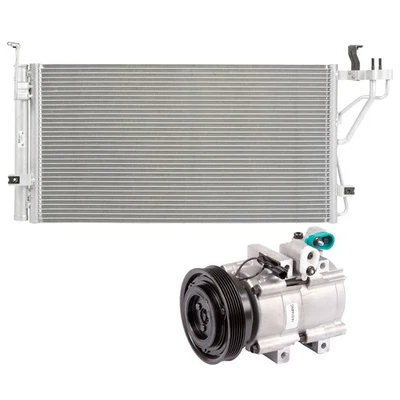 For Hyundai XG350 XG350L 2004 2005 OEM AC Compressor w/ A/C Condenser Drier GAP - Image 1 of 3