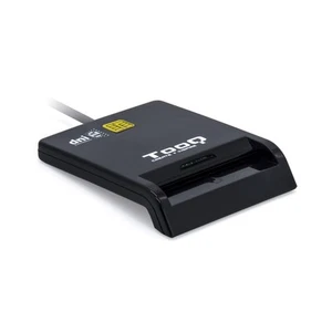 TOOQ TQR-211B - Zewnętrzny elektroniczny czytnik identyfikatorów i karty inteligentne (DNIe), USB 2.0 wi - Zdjęcie 1 z 5