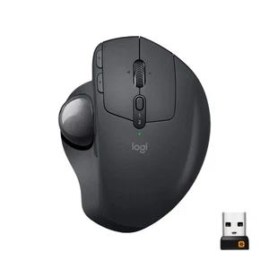 Logitech MX ERGO Advanced Wireless Trackball for Fast Charging Compatible with W - Picture 1 of 9