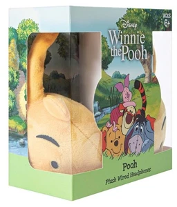 NEW Disney Winnie The Pooh - Plush Wired Headphones - Head Phones - Picture 1 of 3