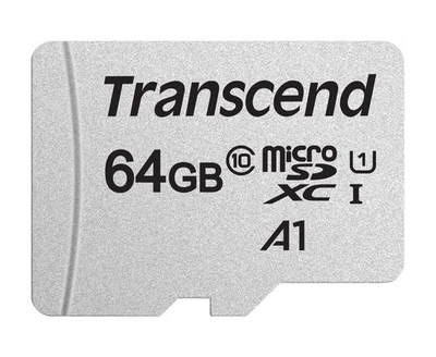 Transcend 64GB microSDXC 300S Class 10 Memory Card with up to 95/45  (UK IMPORT) - Image 1 of 4