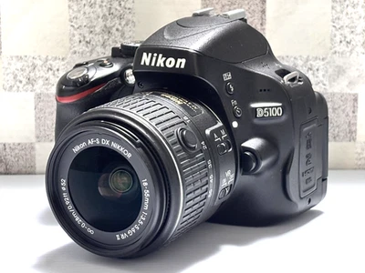 Nikon D5100 16.2 MP Digital SLR Camera  w/18-55mm VRⅡ,55-200mm VR , 2battery JP - Image 1 of 4