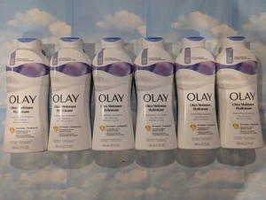 LOT (6) OLAY ULTRA MOISTURE EXFOLIATING SEA MINERALS BODY WASH    22 FL OZ - Picture 1 of 1