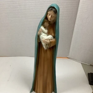 Madonna mit Kind Statue Jungfrau Maria Jesuskind Figur religiös - Bild 1 von 16