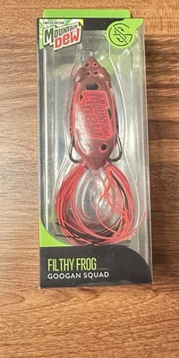 Mountain Dew Googan Squad Filthy Frog-Color Red LE 1000 - Sealed New
