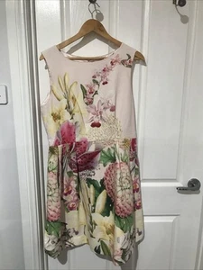 ted baker 5/14 Floral dress - Picture 1 of 5