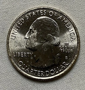 2020 D Tallgrass Prairie America The Beautiful Quarter Struck Through Grease (C) - Picture 1 of 6
