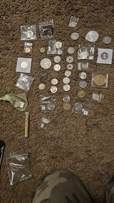 Coin Collection And Gold Flakes - Image 1 of 4