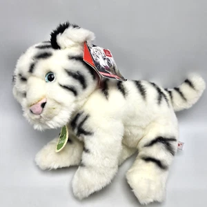 Aurora Babys weißer Tiger Plüschtier 10 Zoll blaue Augen Jungtier 30717 Baby - Bild 1 von 9