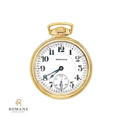 Hamilton 992 Montgomery Dial 10K Gold Filled Pocket Watch Size 16 - Image 1 of 4