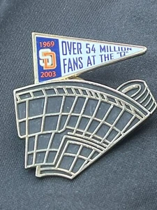 Rare San Diego Padres Collector Pin Farewell Qualcomm Stadium Set 2003 - Picture 1 of 5