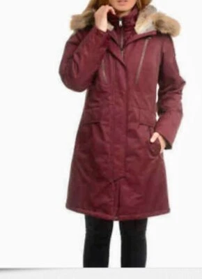 Madison 1 派克大衣 - 中号葡萄酒及膝 — 第 1/2 张图片