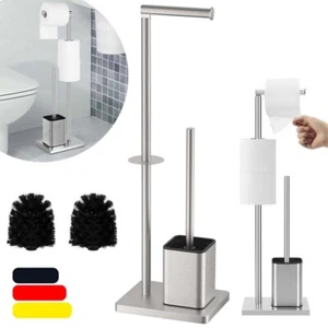 Toilettenpapierhalter stehend Toilettenpapierständer Klopapierhalter freistehend - Bild 1 von 14