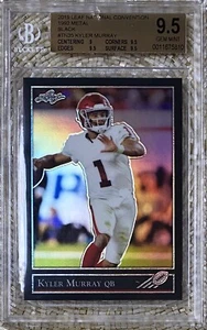 2019 LEAF 1992 METAL BLACK /5 KYLER MURRAY RC BGS 9.5 - Picture 1 of 2