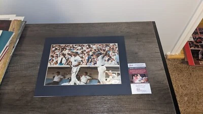 Don Baylor Dave Winfield New York Yankees 1985 Signed Matted Photo JSA READ - Image 1 of 4