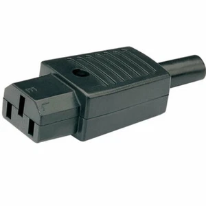 3 Pin IEC Buchse Inline Buchse Klemme Stecker Ende 250 V 6A - Bild 1 von 6