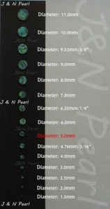 20 piezas 5 mm Paua Abulón Inyección Puntos Material para Guitarra Ukelele Banjo - Imagen 1 de 2