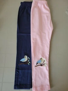 Toddler Girls Soft Leggings With Embroidery SET of 2 Size 3T - Picture 1 of 6