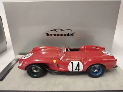 Tecnomodel Ferrari 250 TR 14 Hill Collins winner 12h Sebring 1958 1/18 TM18-254D - Immagine 1 di 2