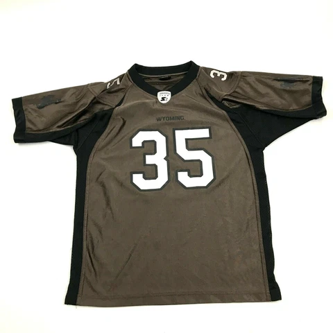 VINTAGE Starter University Of Wyoming Cowboys Football Jersey Youth Size 12/14 Cover