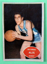 1965 Argentina Basketball Card Ricardo Alix Rare Orig. Vtg Best Basket Player 