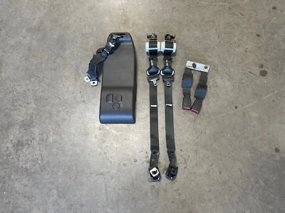 Ford F250 F350 F450 2008-2016 cinturones de seguridad traseros negros usados OEM Foto 1 de 3