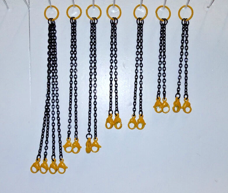 Crane Lifting Sling Chain Set. In Authentic Liebherr Yellow. 1/50th, 1/48th - Image 1 of 1
